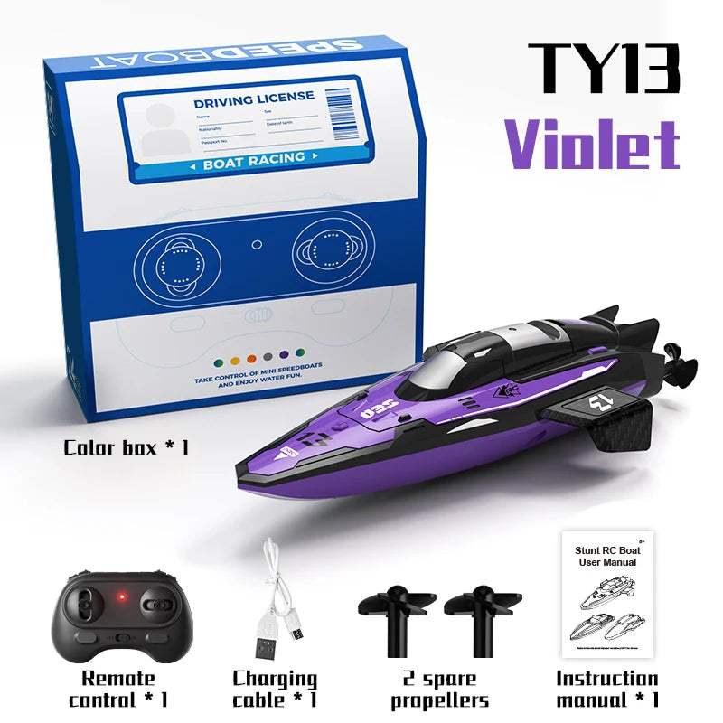 RC Boat 24GHz 4WD Mini Speedboat Toylandeu™
