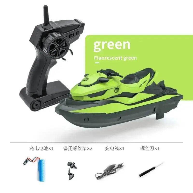 RC High-Speed 1:14 Remote Control Electric Jet Ski Boat for Kids - 2.4G Wireless Simulation Model Toy Gift - ToylandEU™