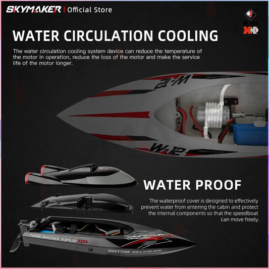 RC Boat High Speed Remote Control Low Battery Alarm - ToylandEU™