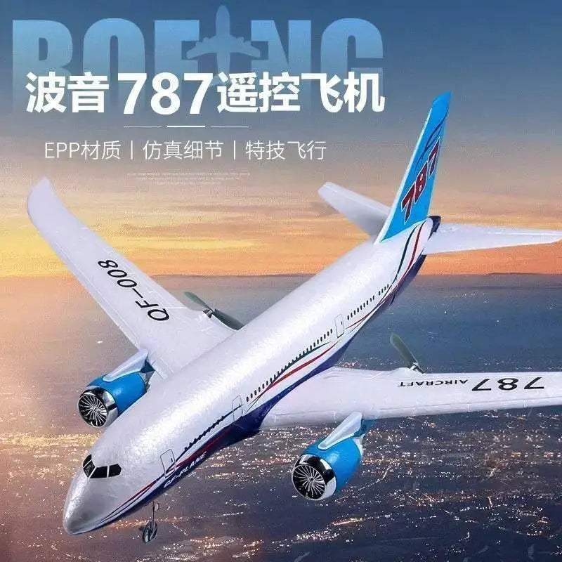 RC Boeing 787 Glider Qf008 2.4G Electric Remote Control Plane - - ToylandEU™