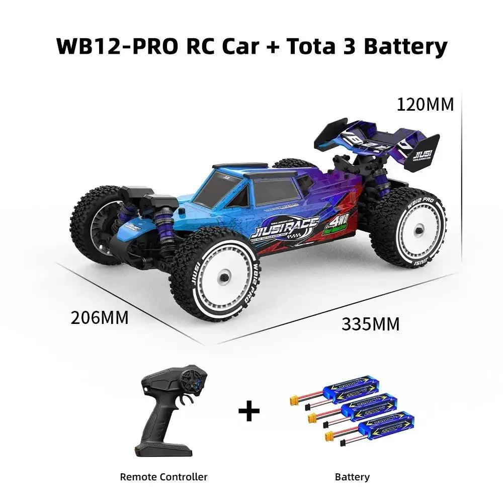 WB12 PRO 1/12 Brushless 4WD RC Car High Performance - ToylandEU™
