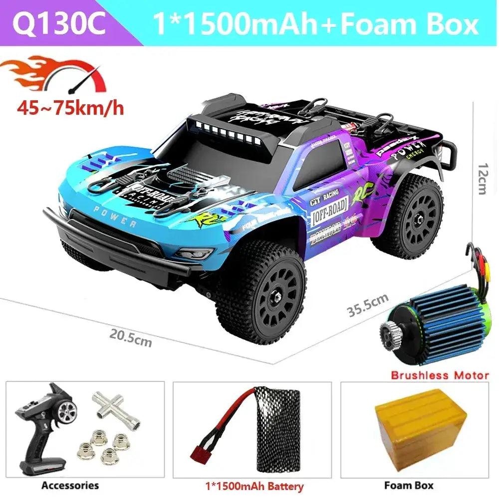 1/14 Scale RC Car 4WD Brushless High Speed Off Road - ToylandEU™
