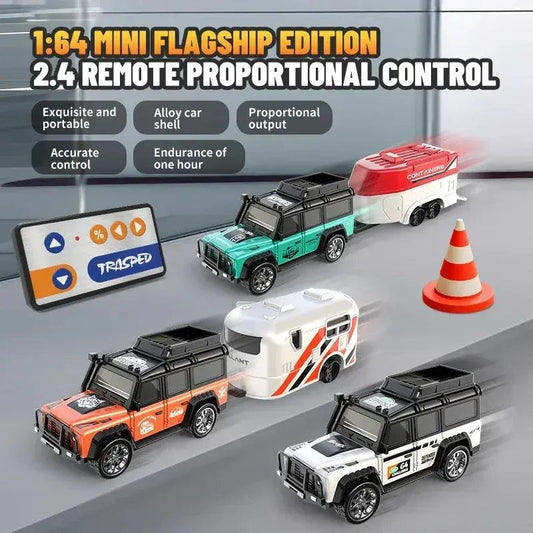 RC Car Alloy Remote Control Toy 60 Minute Playtime - ToylandEU™