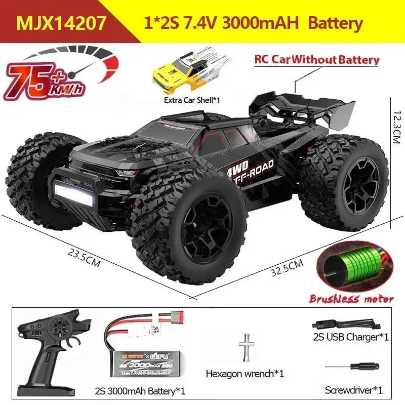 One Fourteenth Scale 4WD Brushless RC Car High Speed - ToylandEU™