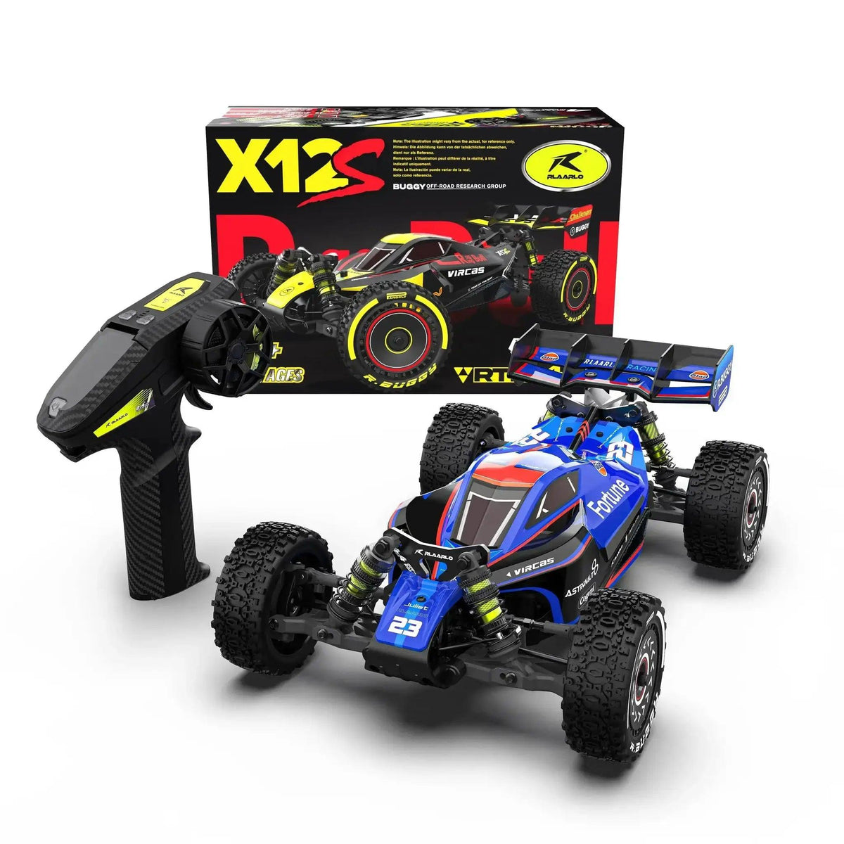 RC RC RLX12S High-Speed Brushless 1:12 Electric 90 KMH Off-Road Car with Four-Wheel Drive and Drift Capabilities - ToylandEU™