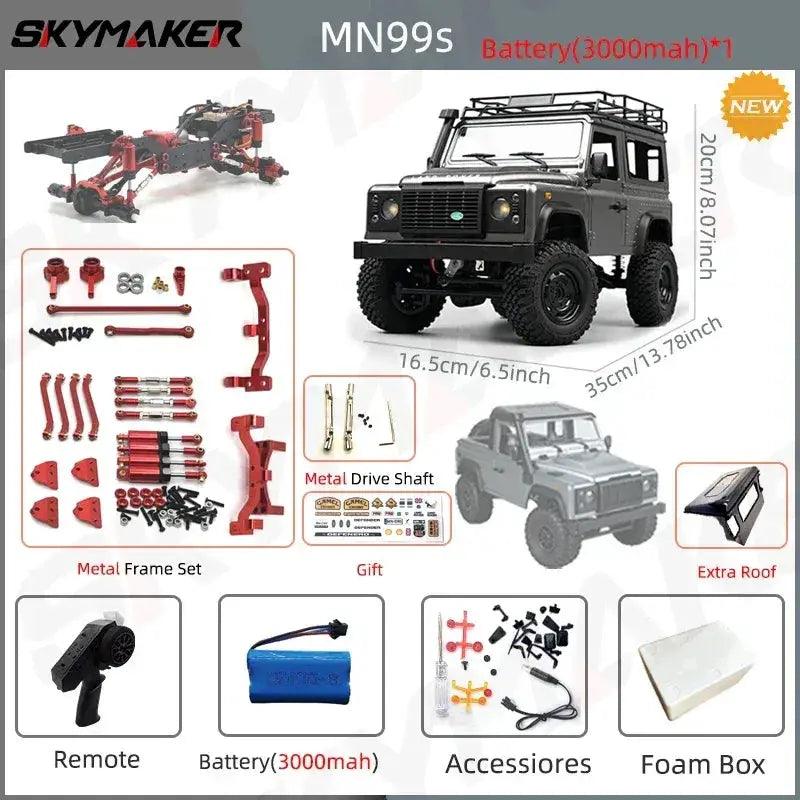 Twelfth Scale RC Car 4WD Rock Crawler RTR Premium Ready - ToylandEU™