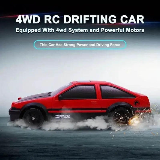 RC Ultimate 1:24 Scale Drift RC Car with Custom Tires & Mini-Cones Fun - ToylandEU™