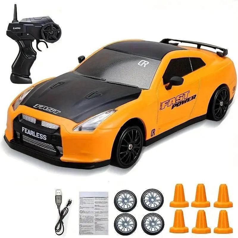 RC Ultimate 1:24 Scale Drift RC Car with Custom Tires & Mini-Cones Fun - ToylandEU™