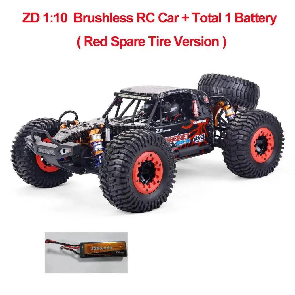 RC 80km/h ZD Racing DBX 10 - Ultimate 1/10 Scale 4WD Brushless RC Car - ToylandEU™