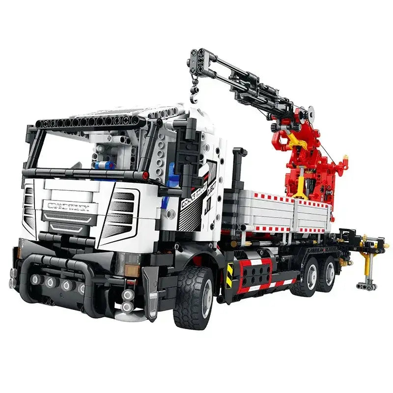 RC Crane Building Blocks Set With Remote Control STEM Learning - ToylandEU