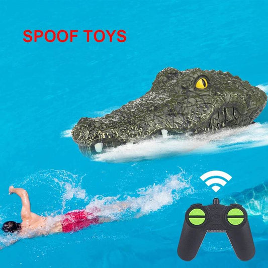 RC Crocodile Head RC Speedboat - Fun Water Toy with 2.4G Remote Control - ToylandEU