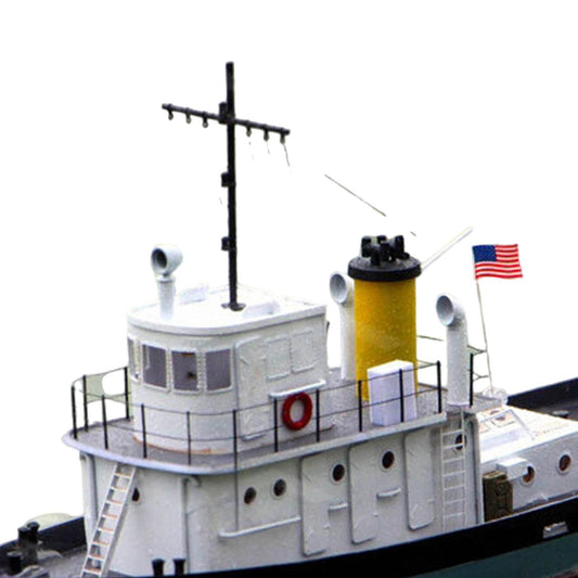 RC DIY 308mm RC Tug Boat Model Kit - Scale 1:96 Working Boat for Xmas Fun - ToylandEU