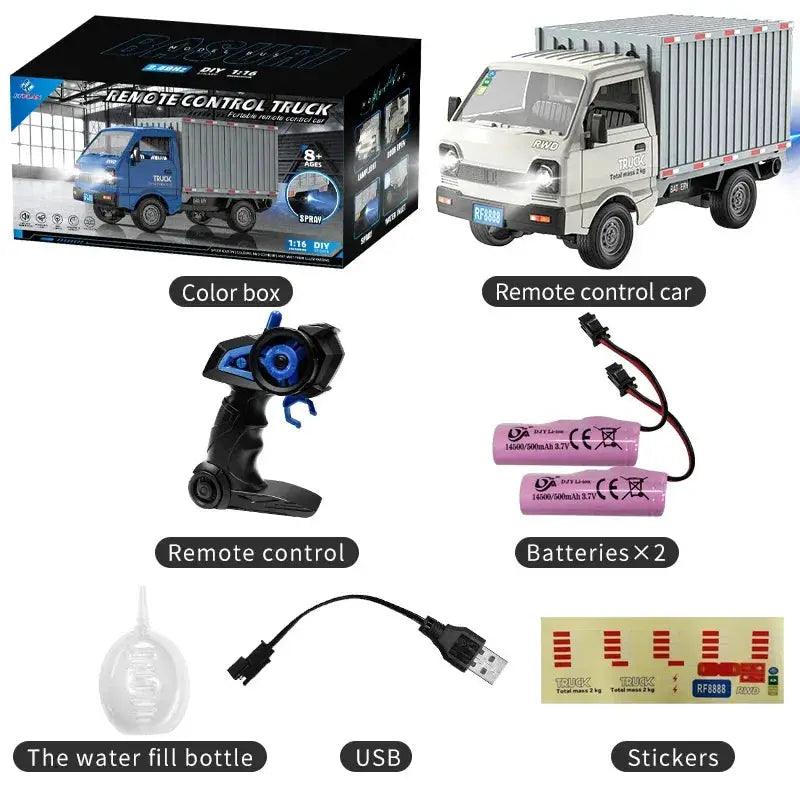 RC Car TwoPointFourGHz 1To16 Drift Truck With LEDs - ToylandEU™
