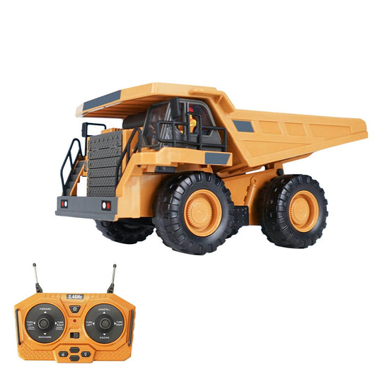 RC Dump Truck 1/24 2.4GHz 9CH Educational Toy with Lights - ToylandEU