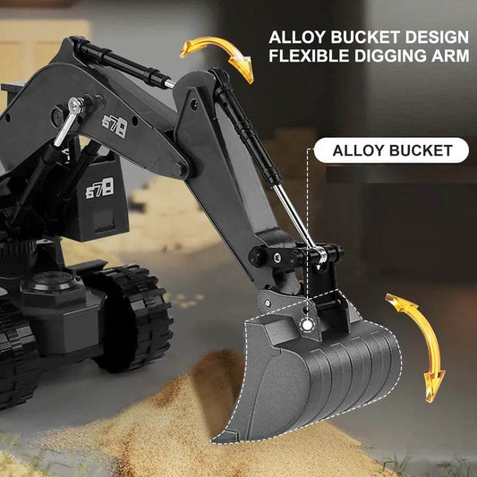 RC Dynamic RC Construction Truck Duo: Forklift & Excavator Set RTR - ToylandEU