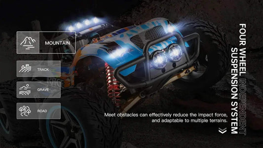 RC Extreme Speed WLtoys 1/10 4WD Brushless RC Drift Truck - 55KM/H Fun! - ToylandEU