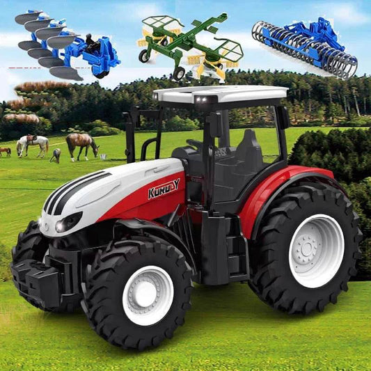 RC Farm King - 1/24 Scale Adventure-Ready RC Tractor with High-Grip Tires - ToylandEU