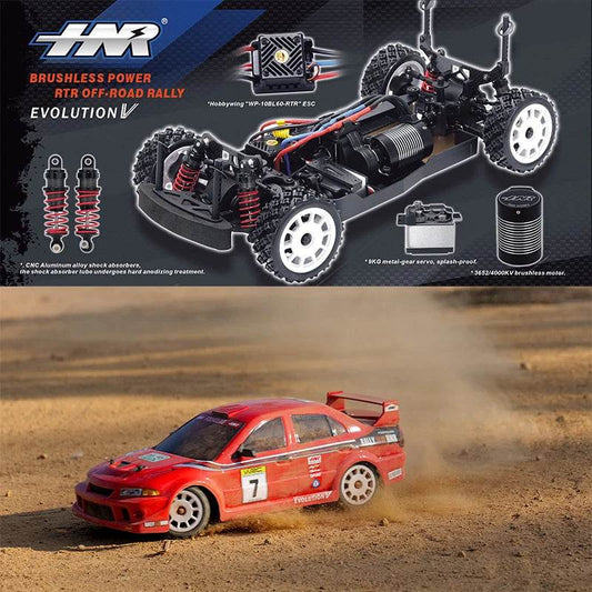 RC HNR H9804 FOXHOUND 1/10 Scale Brushless 4WD RC Drift Car - 90KM/H High-Speed Racing Adventure! - ToylandEU