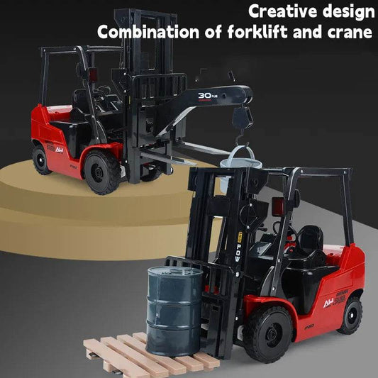 RC Heavy-Duty 1:8 Scale Remote Control Forklift - Metal & Realistic Action - ToylandEU