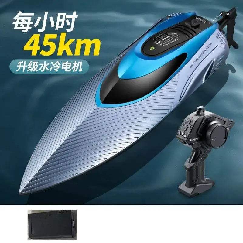 RC High-Speed 45KM/H Remote-Controlled RC Boat for Kids - 36cm Rechargeable Water Racer - ToylandEU™