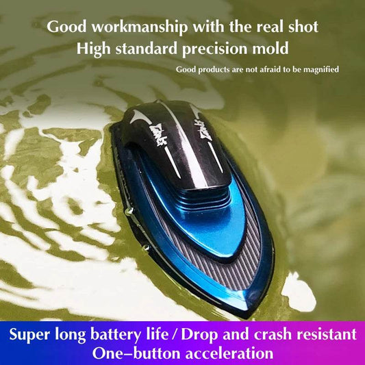 RC High-Speed Mini RC Racing Boat - Dual-Motor Remote Control Fun - ToylandEU