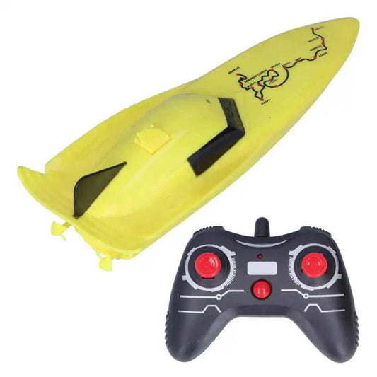 RC High-Speed RC Speedboat with Rechargeable Batteries and 2.4GHz Remote Control - ToylandEU