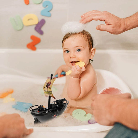 RC Interactive Pirate Ship Bath Toy for Kids with Remote Control Fun - ToylandEU