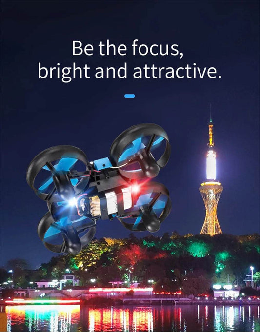 RC JJRC H36F 3-in-1 EPP Flying Boat and Land RC Quadcopter Drone with Detachable Design and One Key Return - RTF Toys for Kids and Boys Gift - ToylandEU