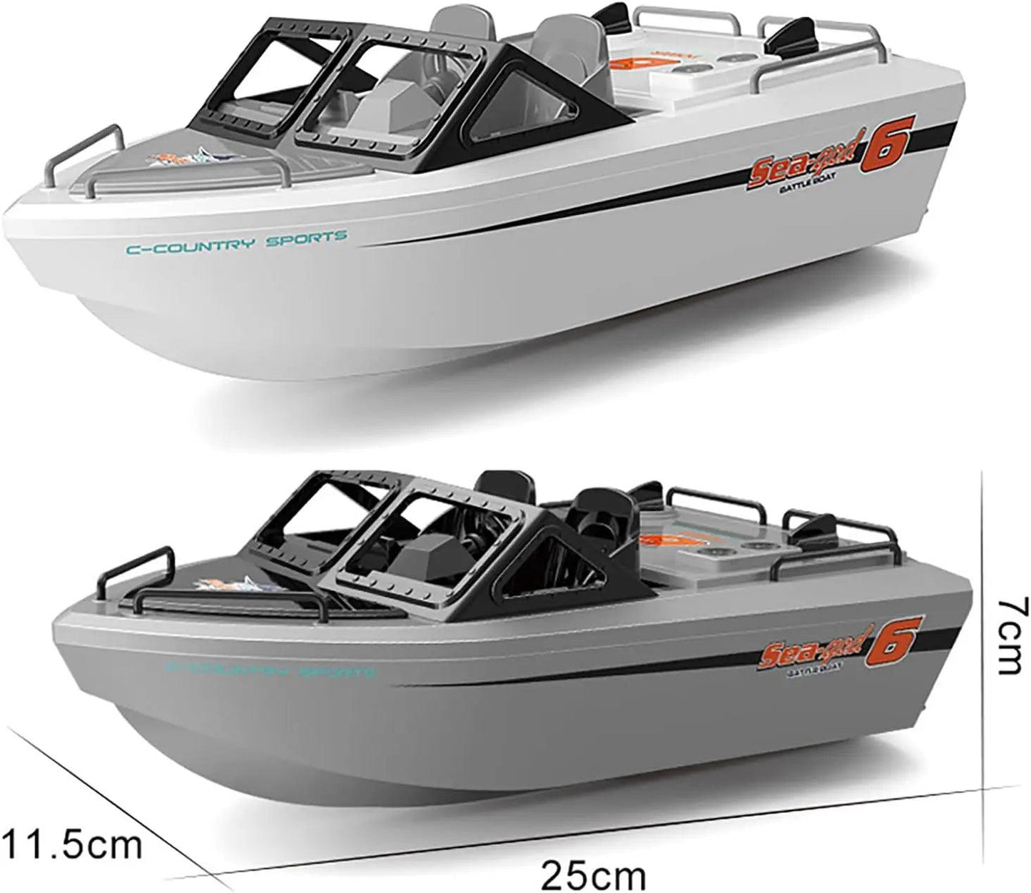 RC Jet Boat | 1 By 12 Scale 10 KmH | Toylandeu™