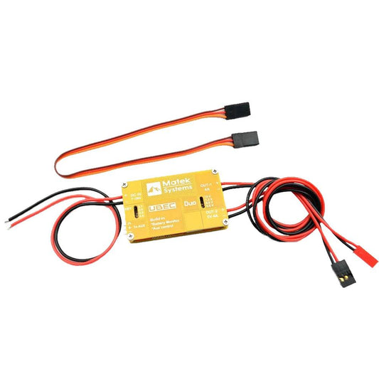 RC Matek System Dual Output UBEC 4A for RC Drones & Aircraft - Versatile Power - ToylandEU