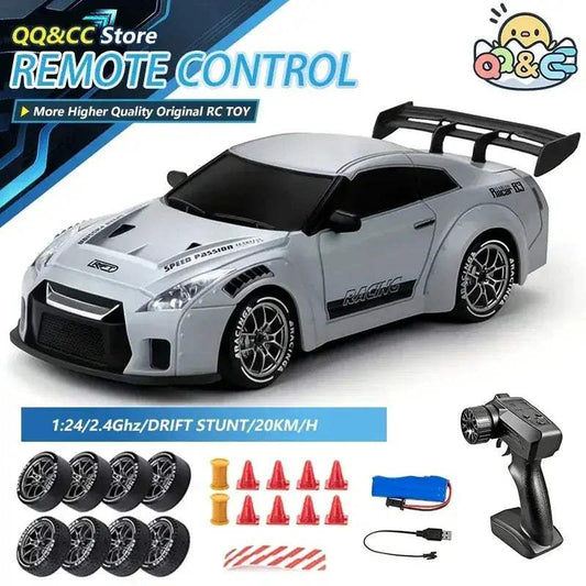 RC Mini Car Drift 4 Channel Indoor Remote Light Set - ToylandEU™