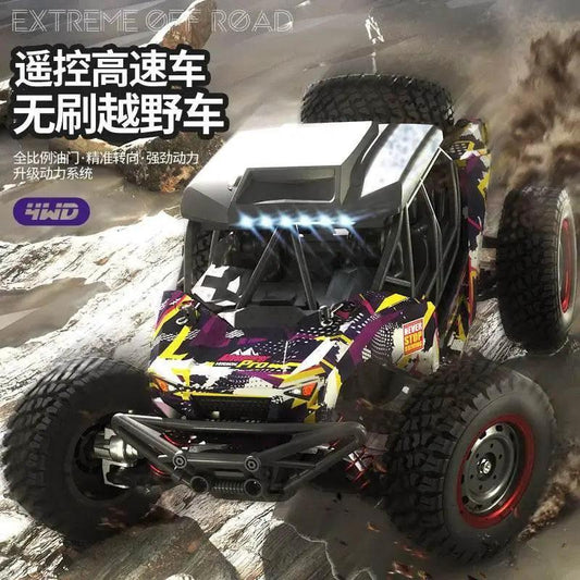 RC High-Speed 1/16 Scale Brushless Electric RC Off-Road Car for Kids and Boys - ToylandEU™