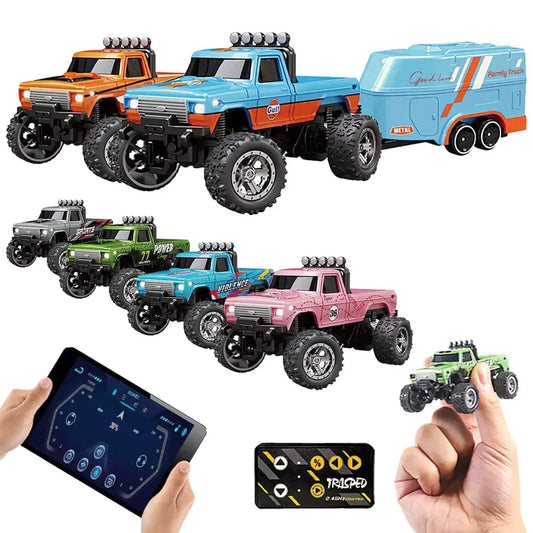 RC Off-Road Monster Truck 1-64 Alloy Build 2.4G Remote - ToylandEU™