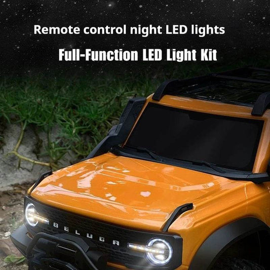 RC Professional 1:10 Scale 4WD Remote Control Off-Road Climbing Car for Adults - High & Low Speed, USB Rechargeable - ToylandEU