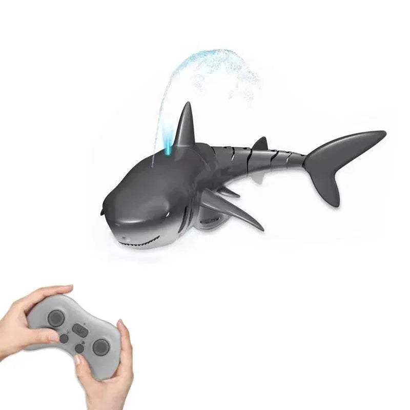 Smart Remote Control Shark Whale Water Spraying Toy Boat Submarine - ToylandEU™