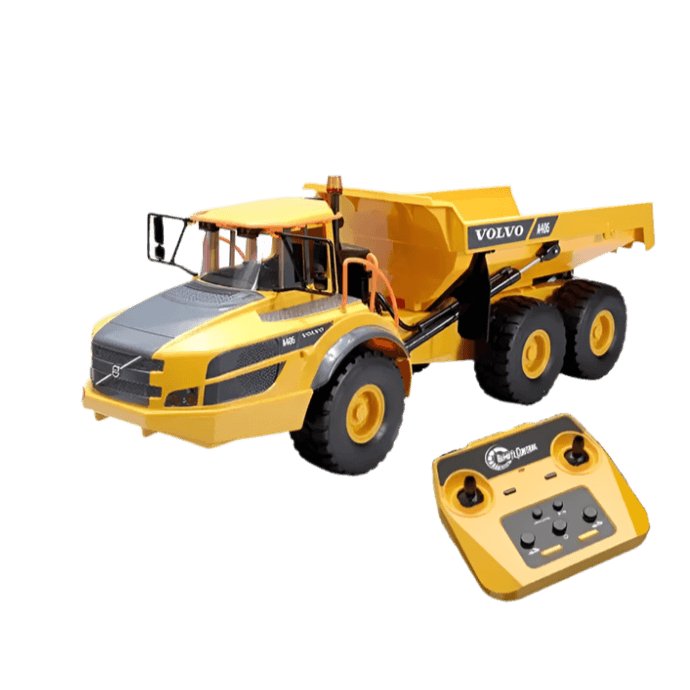 RC RC Volvo A40G Dump Truck 1:20 Scale - Powerful 6WD Remote