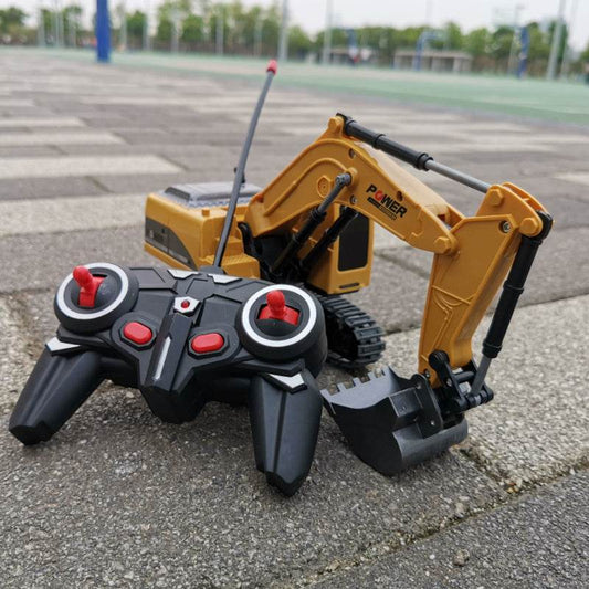 RC Remote Control 1:24 Scale 6 Channel Excavator Toy for Kids - ToylandEU