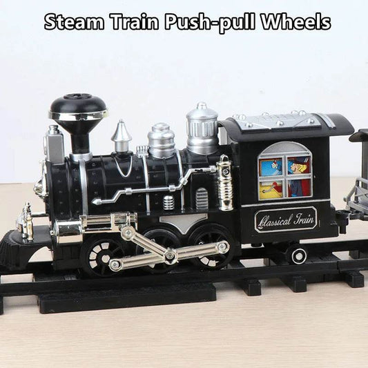 RC Remote Control Electric Train Set with DIY Smoke & Water Effects - 80CM - ToylandEU
