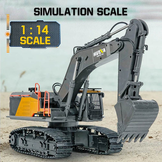 RC Remote Control Excavator Truck - 1:14 Scale with 20 Min Playtime - ToylandEU