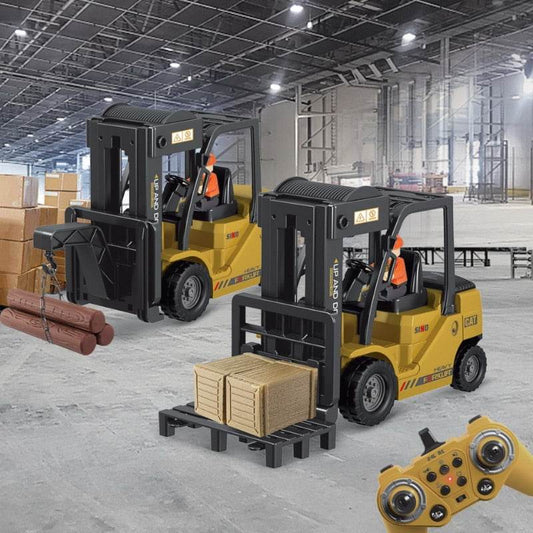 RC Remote Control Forklift Truck Toy - 10-Channel Fun for Kids! - ToylandEU