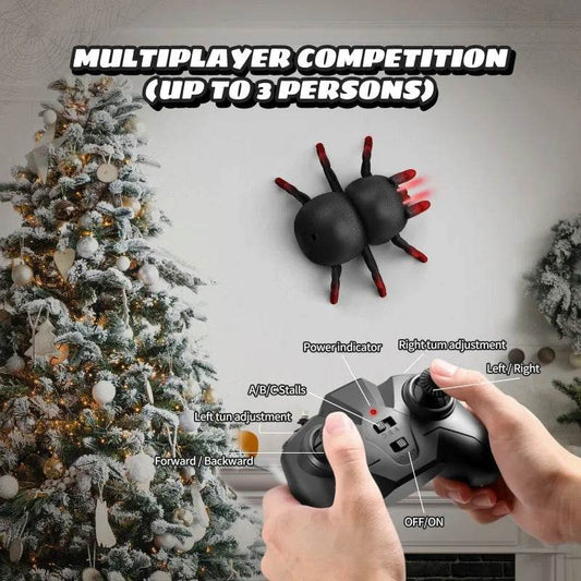 RC Remote Control Spider Stunt Car - Wall Climbing Prank Toy Adventure - ToylandEU