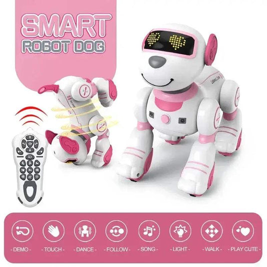RC Robot Dog With Voice Remote Control Dancing Singing Toy - ToylandEU