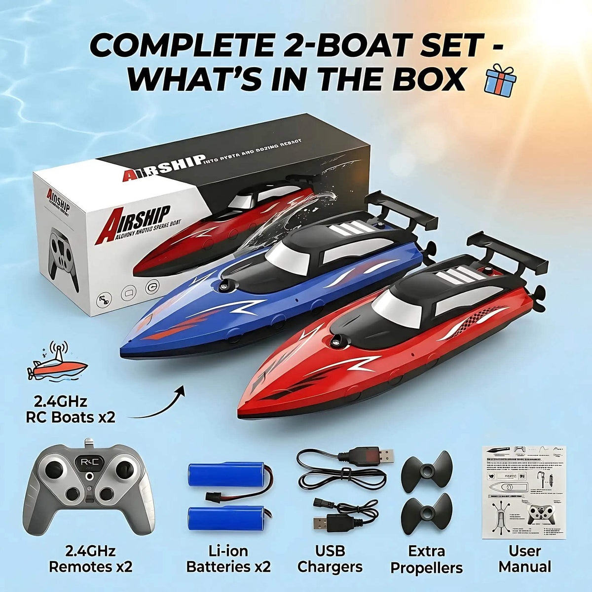 RC Speed Boat Toy | Top Speed 20 KMH | Toylandeu™