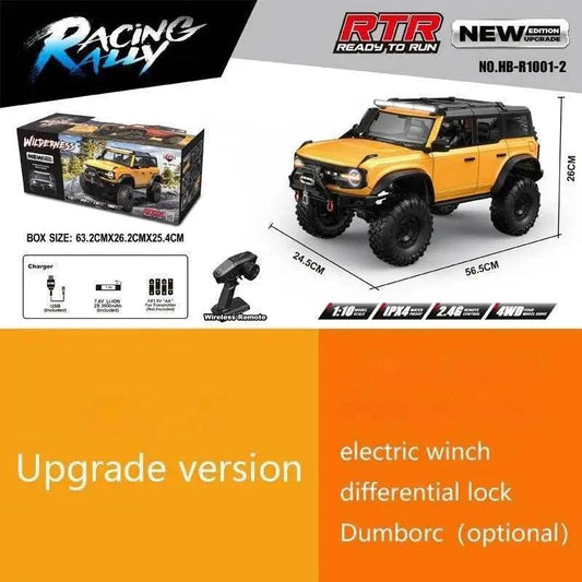 RC 2025 R1001 Enhanced Off-Road Simulation Ford Mustang 1:10 RC Vehicle with Four-Wheel Drive - ToylandEU™