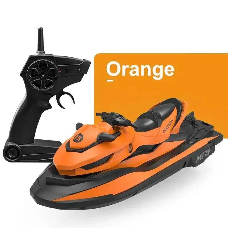 RC High-Speed LM13-A Mini RC Jet Ski - 2.4G Remote Control Electric Motorboat for Kids - ToylandEU™