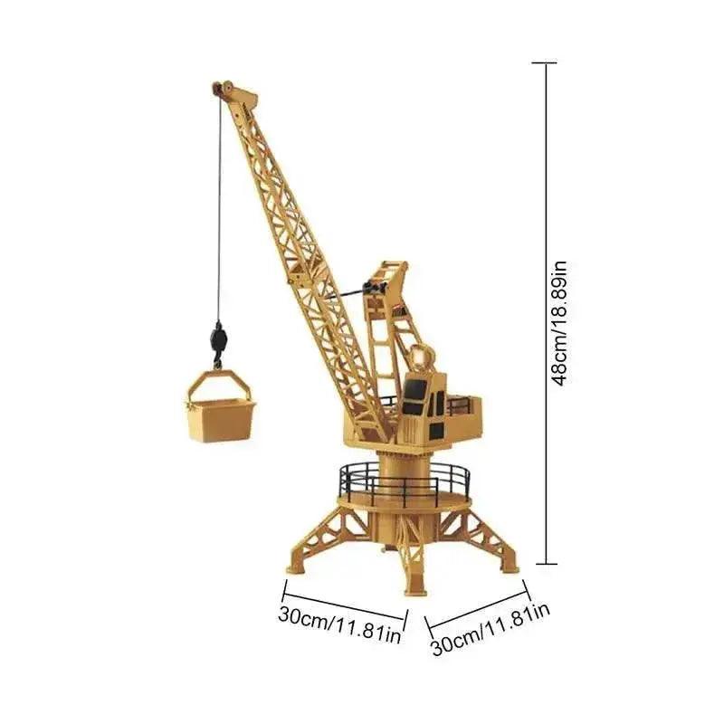 RC Remote-Control Tower Crane Toy - Perfect Engineering Gift for Boys - ToylandEU™