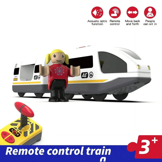 RC Train Track Set for Wood Railway Diecast Car Fun - ToylandEU