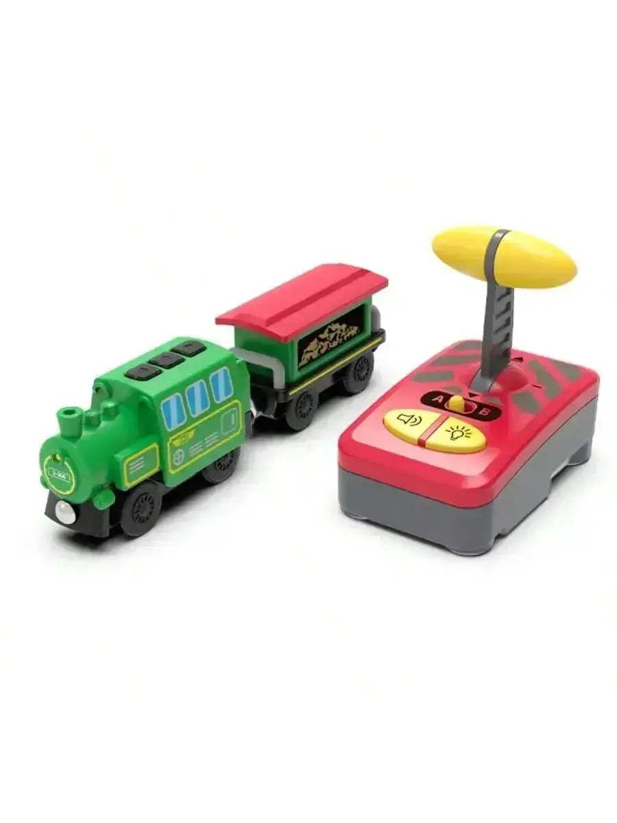 RC Train Track Set for Wood Railway Diecast Car Fun - ToylandEU
