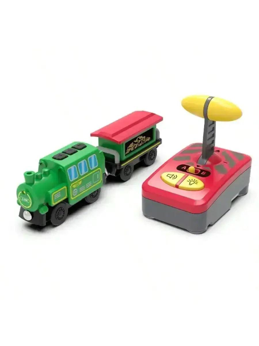 RC Train Track Set for Wood Railway No Battery Needed - ToylandEU™