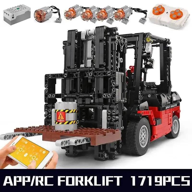 RC Innovative MOULD KING Remote Control Building Set: Crane, Excavator & Fire Truck - ToylandEU™